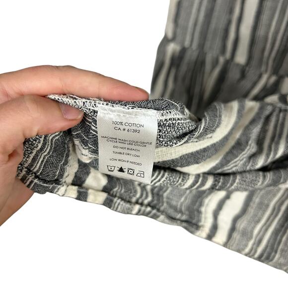 Boho striped cotton tunic dress Shannon‎ Passero artisan XL - Picture 6 of 6